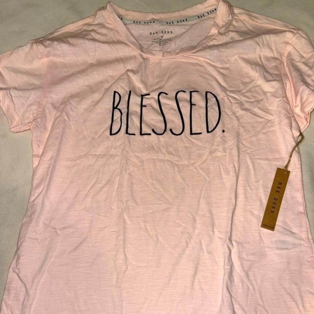 NWT Rae Dunn BLESSED Shirt‎